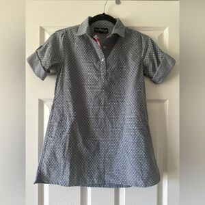 NWT- Liza Byrd light blue Polka Dot Kids Casual Dress